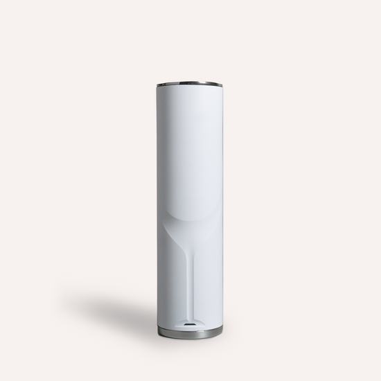Lisse Decanter - Back View - Classic White